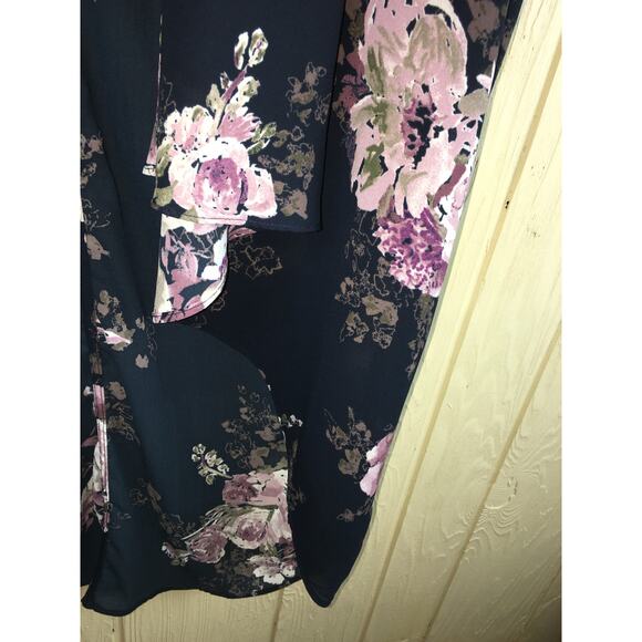 Everly Cardigan Jacket Womens Large Oversized Duster Romantic Floral Whimsigoth - Picture 6 of 7